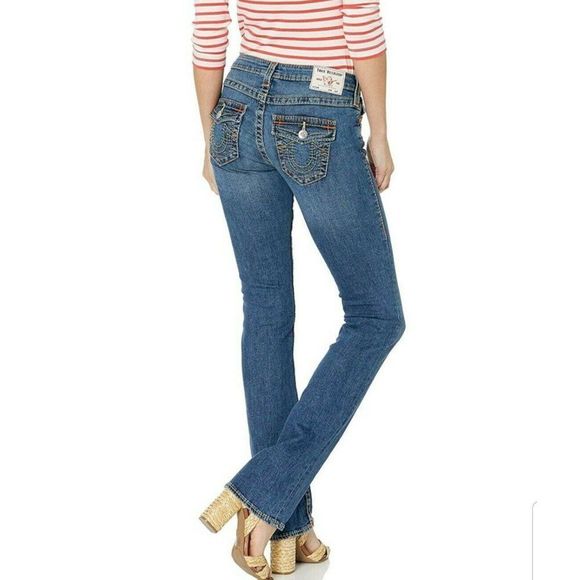 True Religion Denim - True Religion Billy Womens Blue Denim Jeans